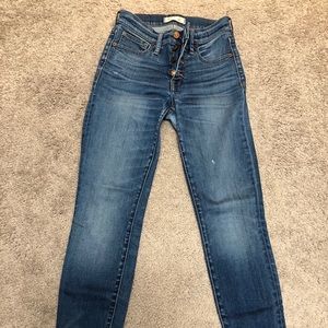 Madewell high rise skinny